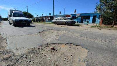 Baches en la ciudad de C�rdoba: el agujero interior