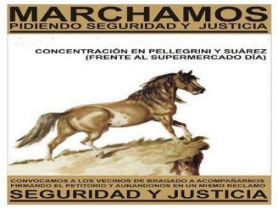 SE CONFIRMO LA REALIZACION DE UNA MARCHA PARA RECLAMAR POR MAS SEGURIDAD Y JUSTICIA