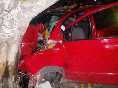 Cinco heridos fue el saldo de un impactante accidente en el interior del Parque de Mayo