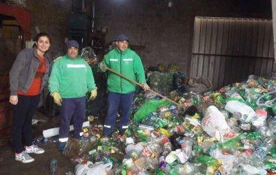Biogesam reciclando el pl�stico de Olavarr�a