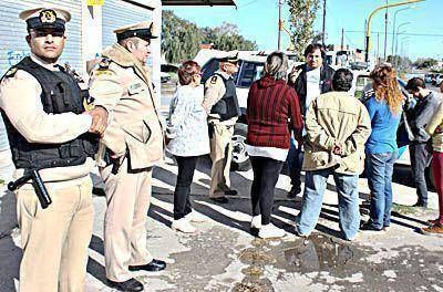 Supervisaron los operativos de Prefectura en los barrios