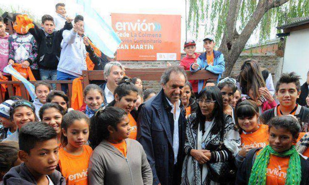 Scioli en San Mart�n: 