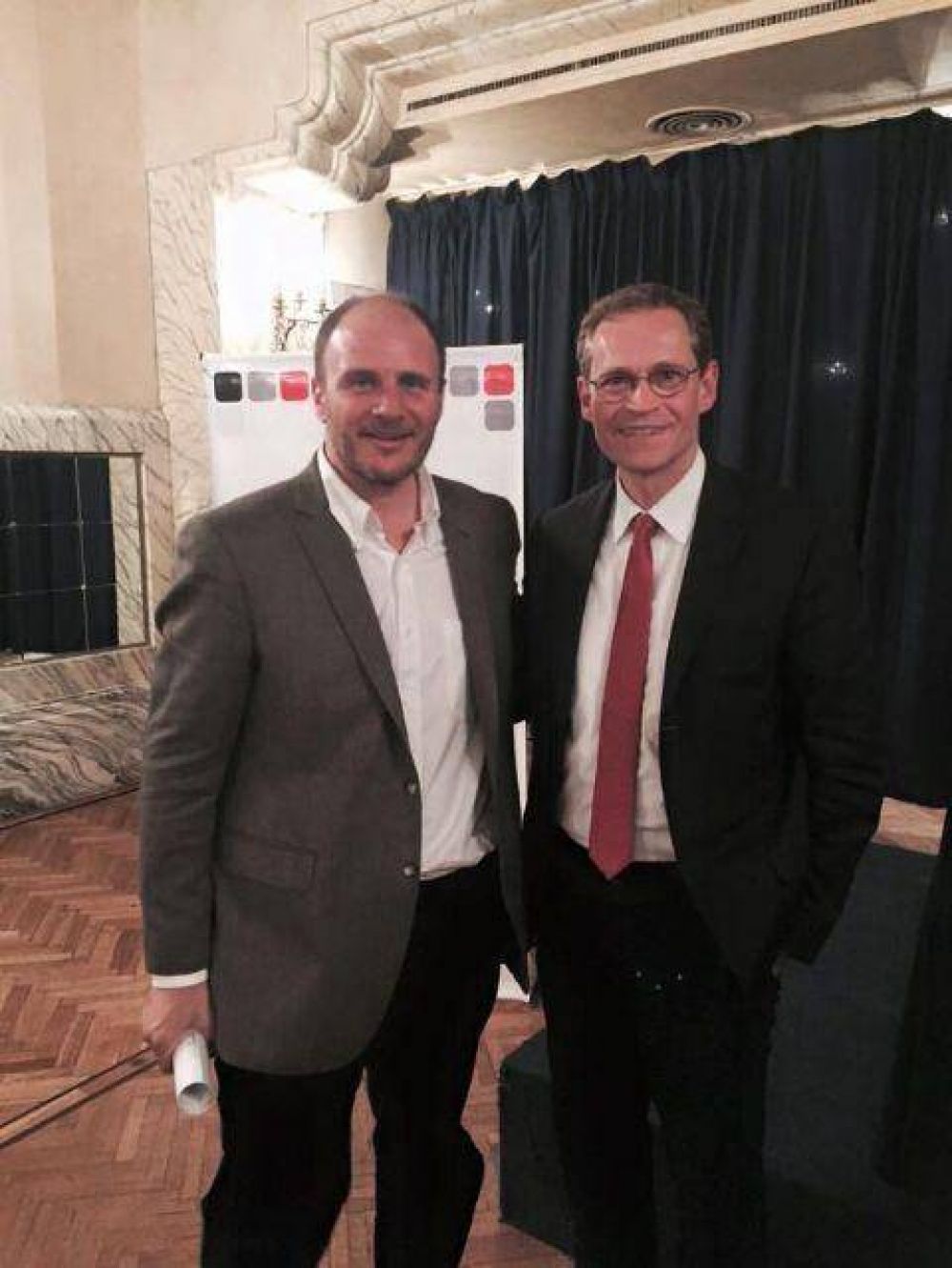 El diputado Santiago junto al alcalde de Berl�n