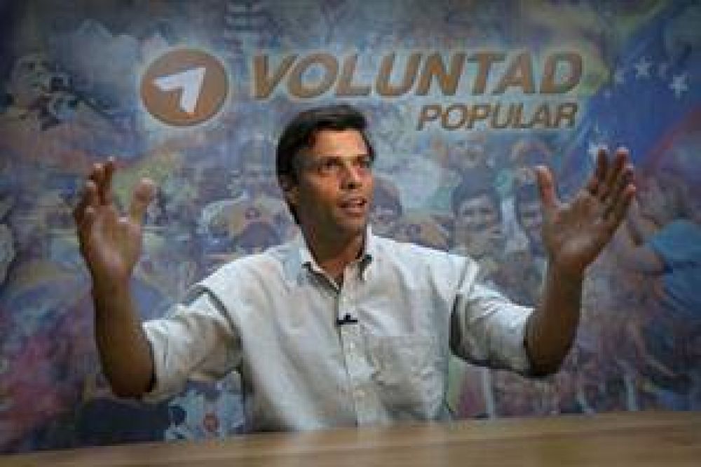 Leopoldo L�pez inici� una huelga de hambre desde la c�rcel