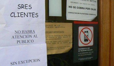 Sin bancos ni recarga de cajeros hasta el jueves