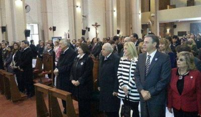 Gioja encabez� su �ltimo Tedeum y Monse�or le agradeci� por su obra