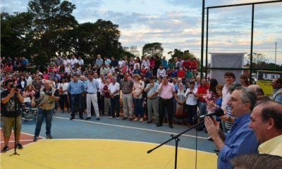 En Campo Grande, Passalacqua anunci� la creaci�n del Ministerio del Deporte