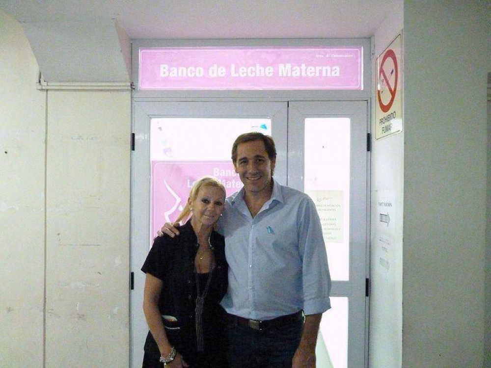 Garro visit� el Banco de Leche Materna: �Debemos promover su crecimiento y desarrollo�