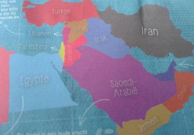 Holanda: Un restaurante holand�s borr� a Israel de un mapa por 