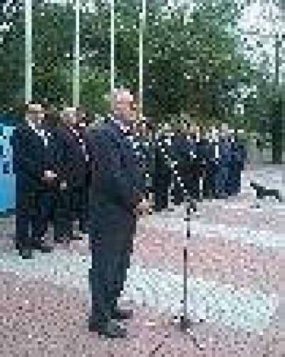 El ministro Zorrilla presidio acto patrio en Las Lomitas
