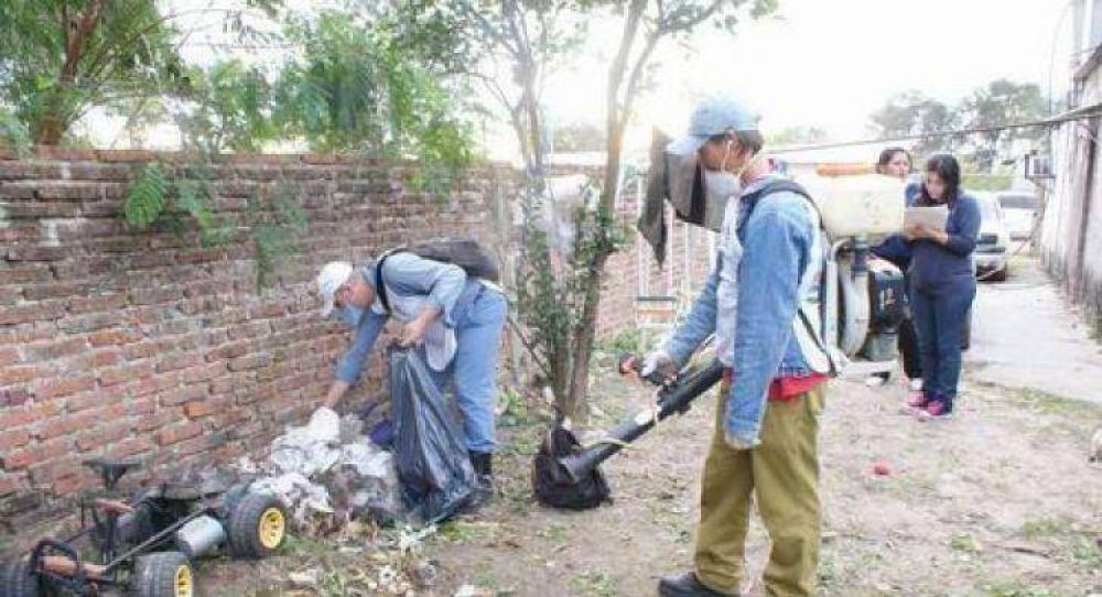 Las fumigaciones domiciliarias llegan hoy a los barrios El Hornero y Colluccio