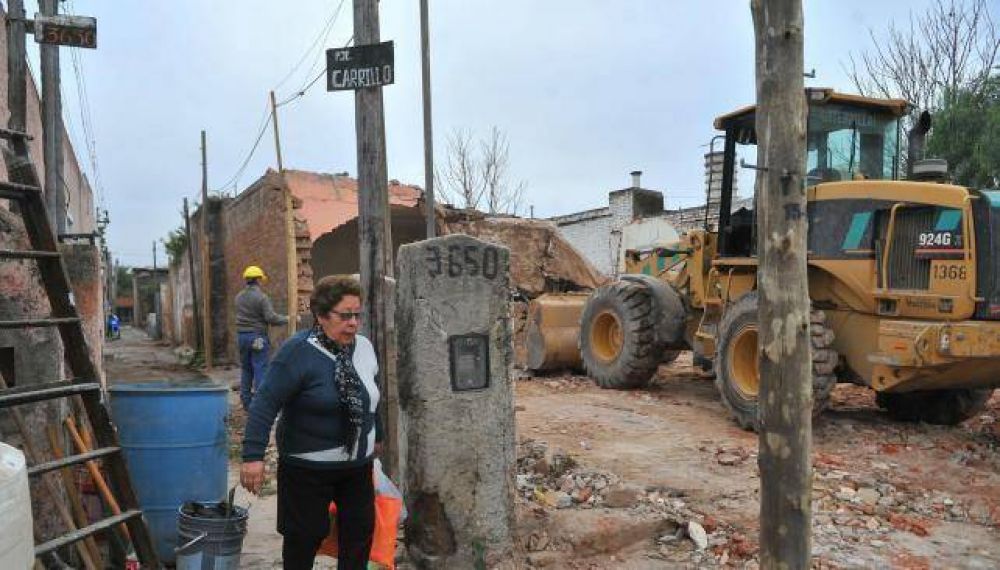 En Duarte Quir�s, demolici�n y ensanche