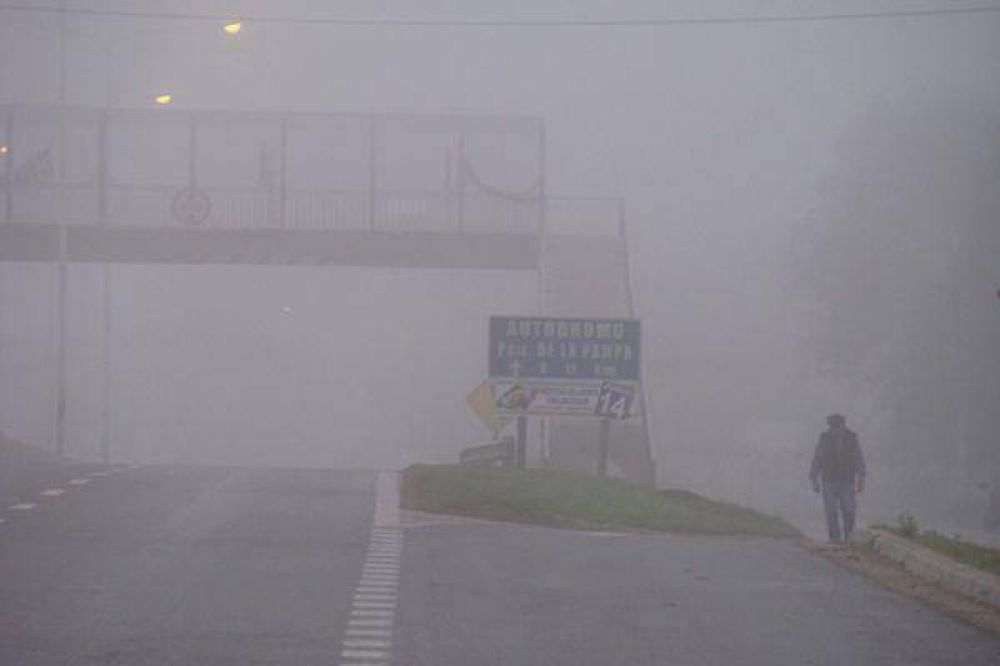 Alerta por bancos de niebla en la provincia