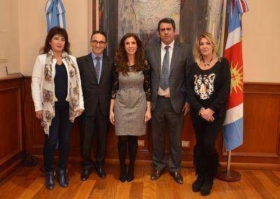 La Gobernadora recibi� al C�nsul General de Italia
