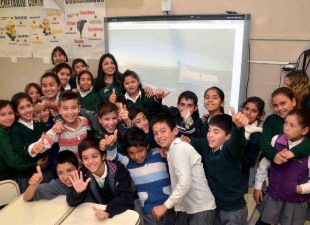 Villa Mercedes: chicos de la escuela Gandhi se comunicaron con la Ant�rtida