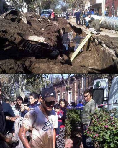  Obrero se accidento en la obra del CCCA en Villa Mercedes