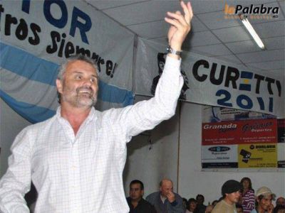 La semana pr�xima Curetti definir� su candidatura a la reelecci�n