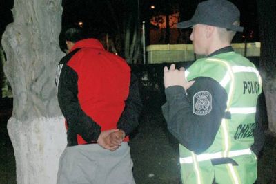 Reci�n llegado de Mendoza y con antecedentes, fue detenido en la costanera