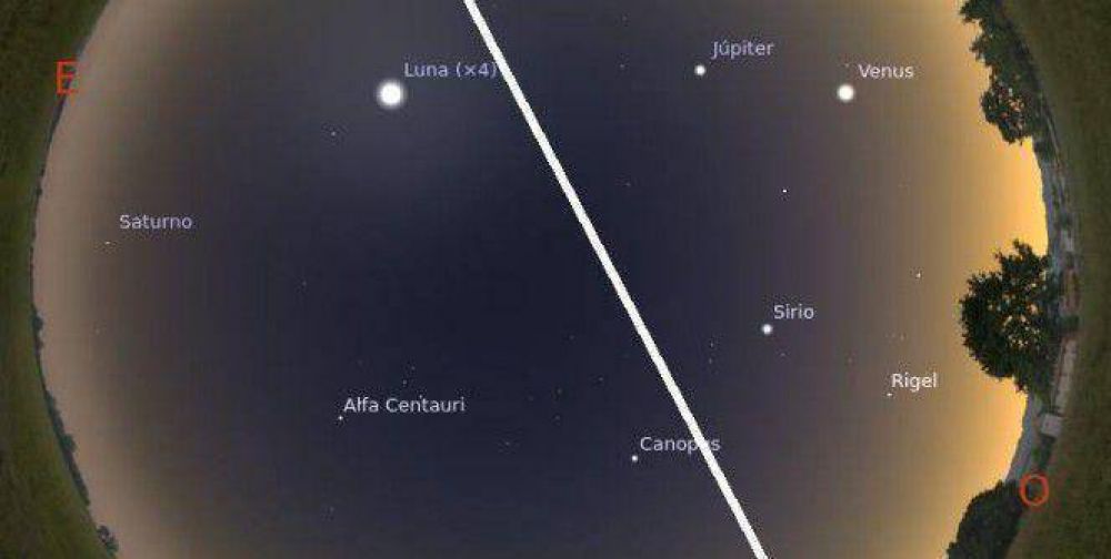 La estaci�n espacial internacional sobrevol� el cielo marplatense
