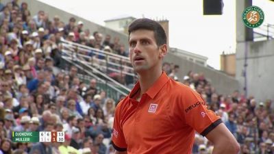 Djokovic gan�, pero antes cedi� uno de los puntos m�s ins�litos de la historia