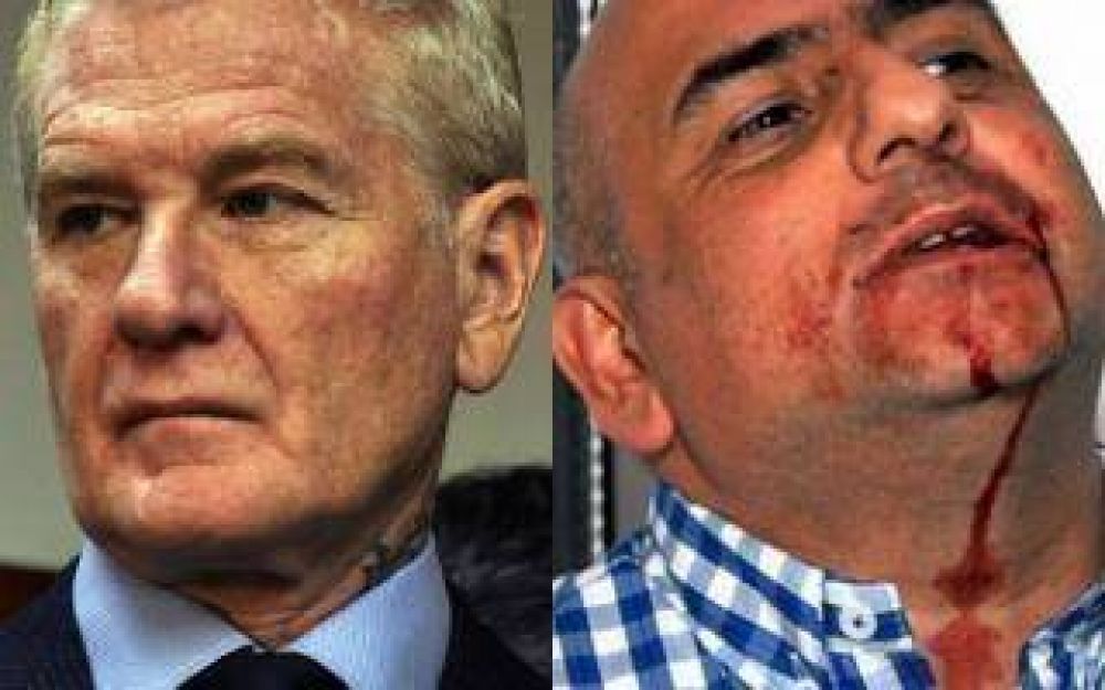 De Narv�ez admiti� haberle pegado a un periodista en La Plata