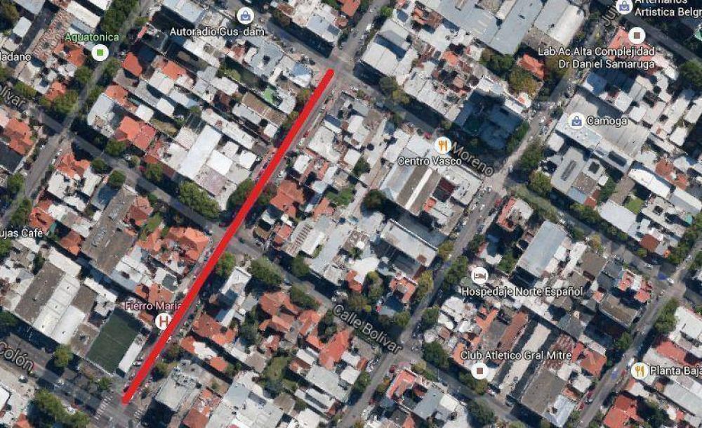 Piden que se proh�ba estacionar en una mano de Espa�a