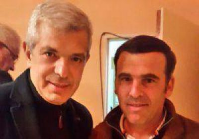 Dirigentes locales en acto sindical de Juli�n Dom�nguez