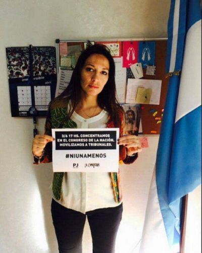 Mayra Mendoza sobre el #Niunamenos: 