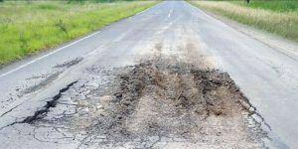 Ruta provincial N� 2, solo para valientes: deterioro Ca�ada 12 � Riacho He He
