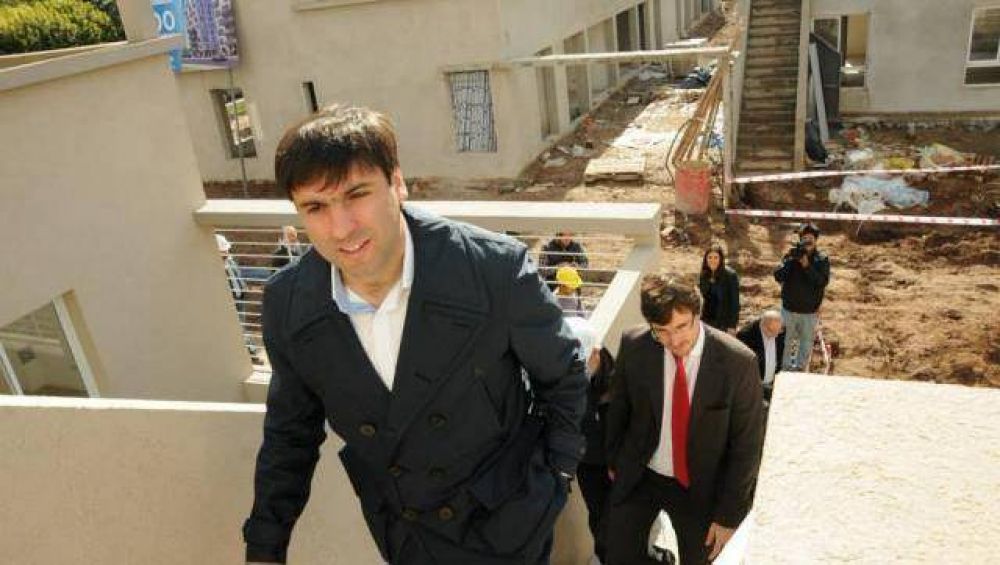 Diego Bossio junto a Lucas Ghi recorrieron los desarrollos PRO.CRE.AR
