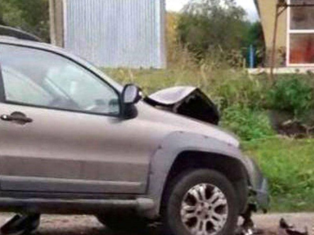 Muri� un polic�a en choque vial