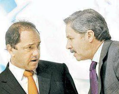 Sol� sali� a apoyar a Scioli en el reclamo de ayuda financiera