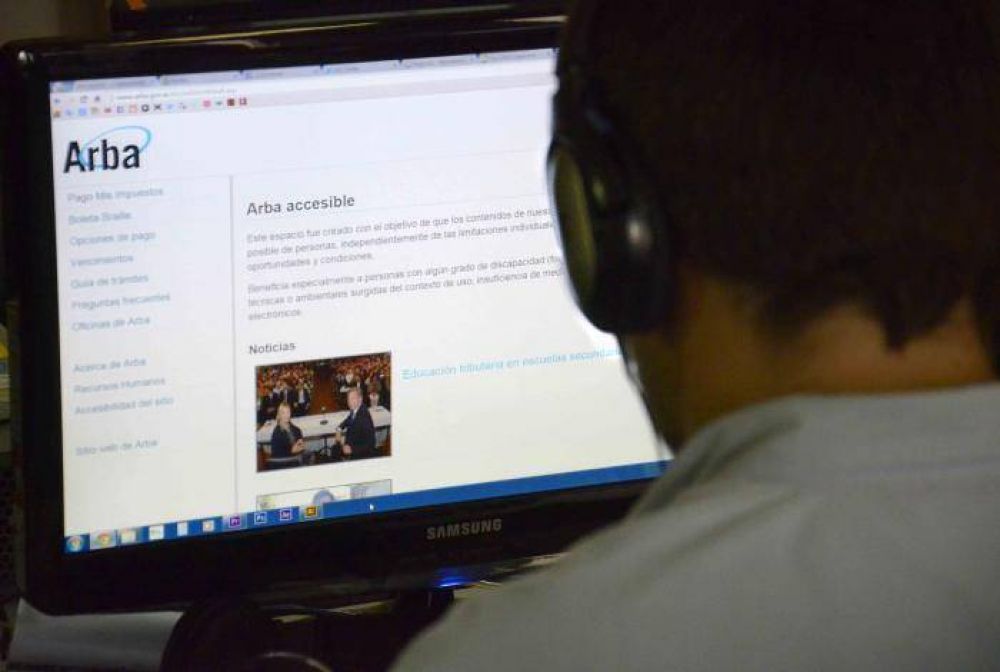 Arba lanza nueva web accesible para personas con dificultades visuales
