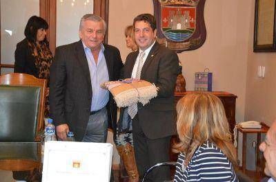 Representante de la CAME fue recibido por el Intendente Infante