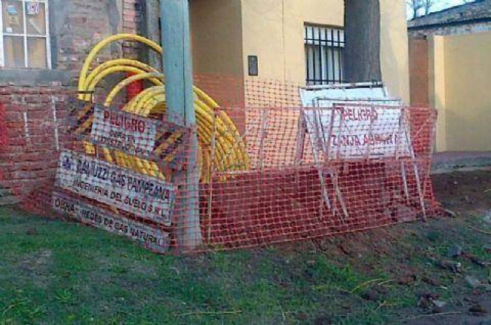 Se puso en marcha la obra para dotar de gas natural al Barrio Trocha