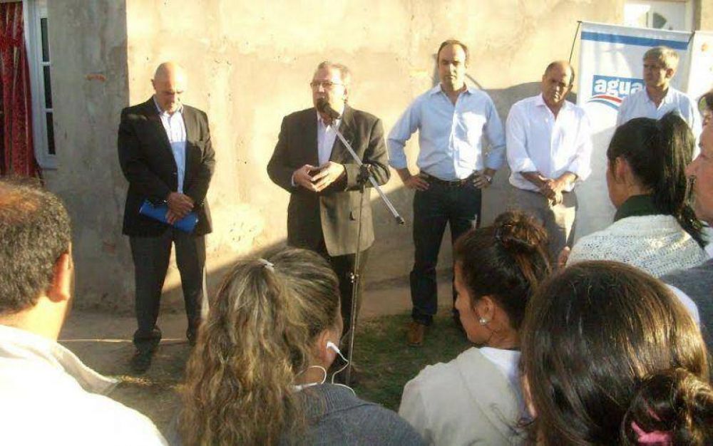Habilitaron la ampliaci�n de la red de agua potable que mejora el servicio en Santa Rosa de Lima