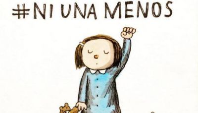 #NiunaMenos, en palabras y acci�n
