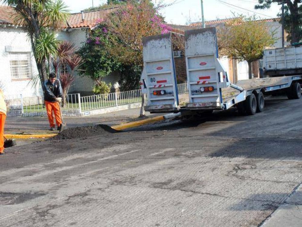 Obras en las calles Paz y Pringles