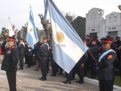 Homenaje a los bomberos