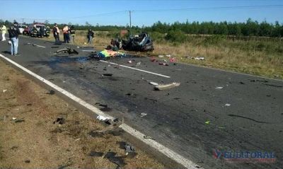 La Cruz: cuatro muertos al chocar de frente una camioneta y un cami�n