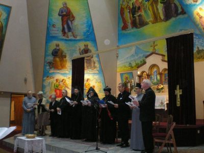 Plegarias por la unidad de los cristianos en acto interreligoso