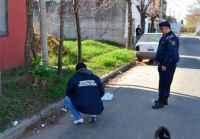 Encontraron envoltorios con coca�na tirados en una calle de Gualeguaych�