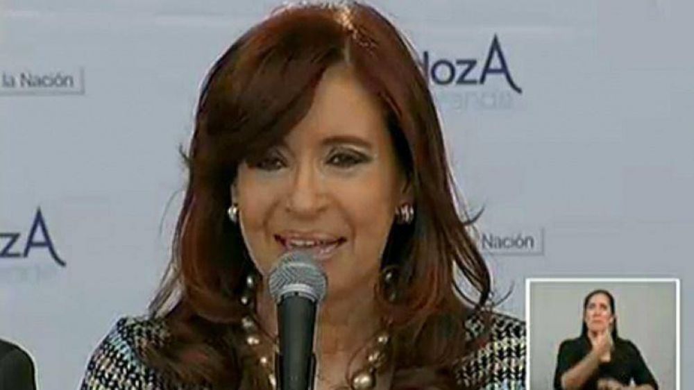 Cristina Kirchner, en Mendoza: 