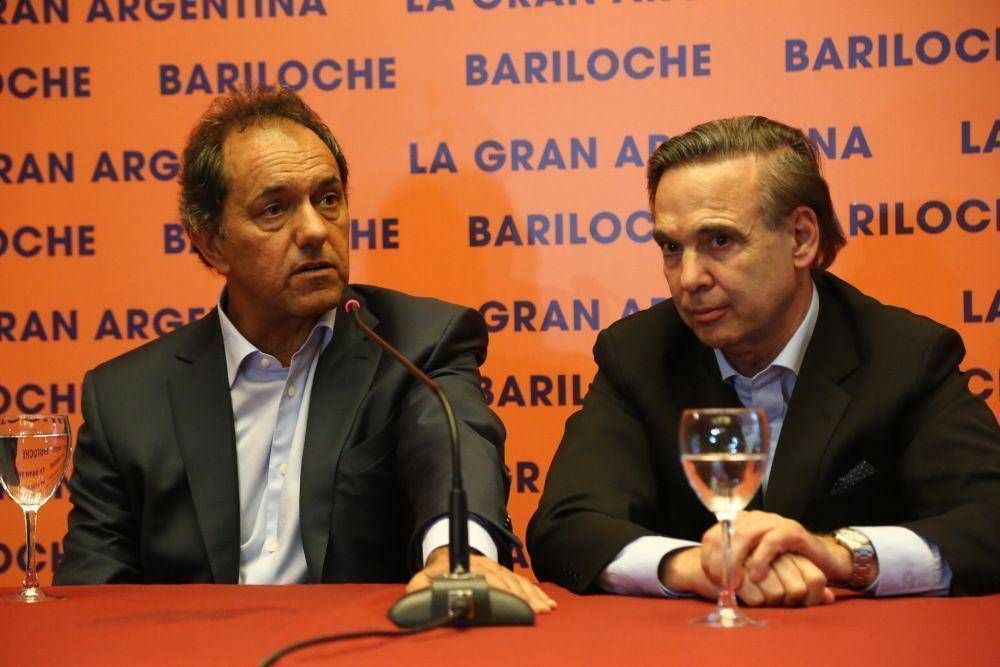 Scioli llega para cerrar la campa�a de Pichetto en Bariloche