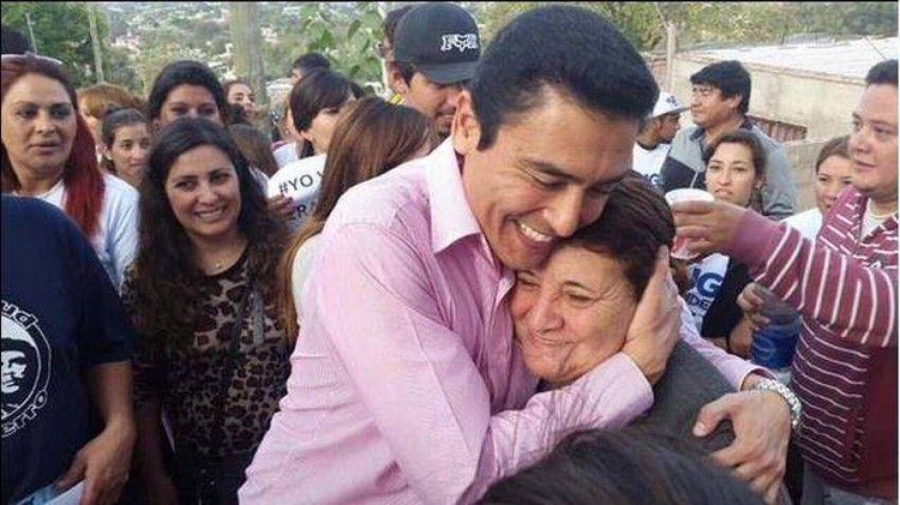 Hugo Vera y Claudia Ortiz caminaron las calles de los barrios San Mart�n y Yacam�s