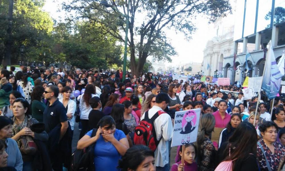 En Salta m�s de 10.000 personas participaron de #NiUnaMenos