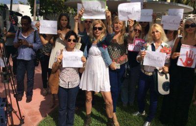Miami, Chile y Uruguay tambi�n tuvieron movilizaciones ayer contra la violencia de g�nero