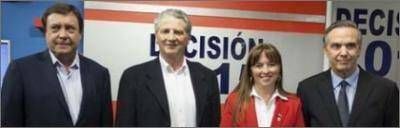Pichetto, Weretilneck, Odarda y Massaccesi debatieron sus propuestas para el 14J