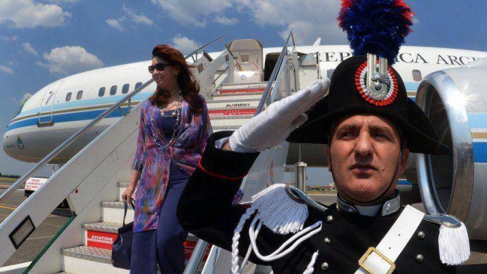 Cristina Kirchner lleg� a Roma para visitar al papa Francisco