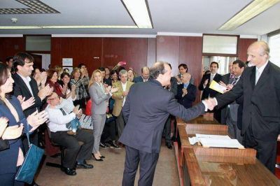 Galmarini asisti� a la jura de magistrados del Tribunal de Trabajo